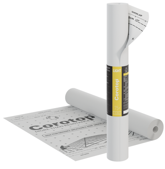 Corotop Light Breathable Roof Membrane 100gsm, 75m²