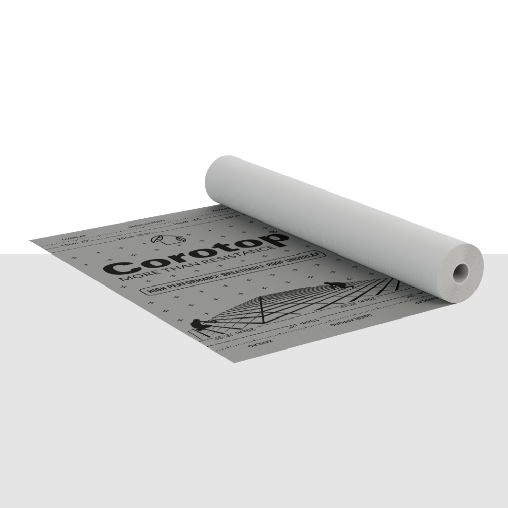Corotop Light Breathable Roof Membrane 100gsm, 75m²