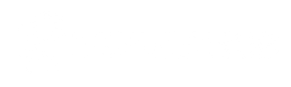 RenderHub all-white horizontal header wordmark logo